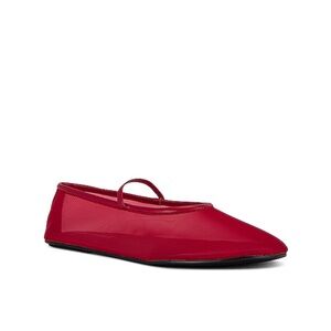 Jeffrey Cambell Swan Lake mesh flats in red